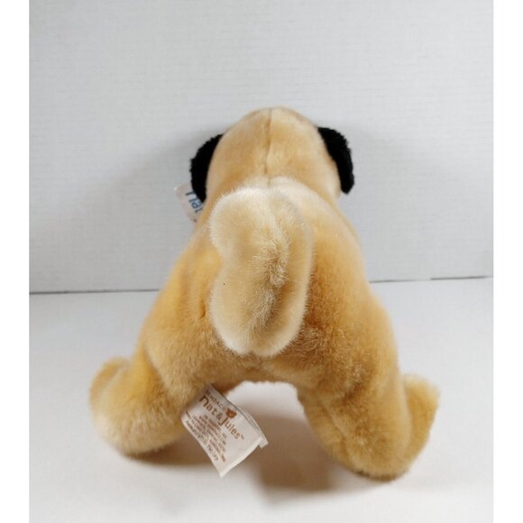 DEMDACO Nat & Jules Standing 15 Inch Pug Dog  Plush Stuffed Animal - Picture 4 of 4
